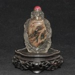 Antike feine Snuff Bottle mit Landschaften